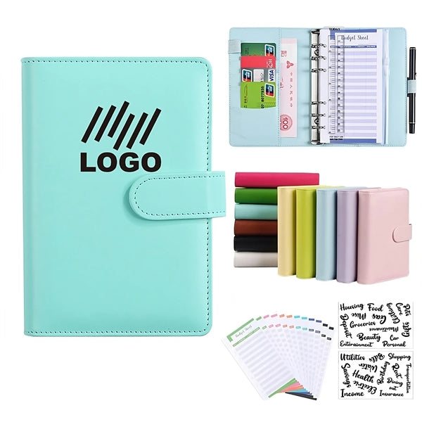 PU Leather Notebook Binder A6