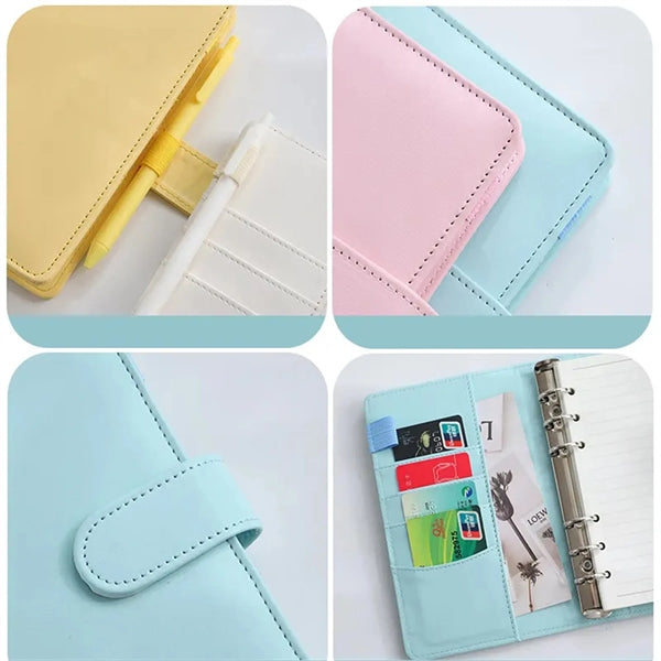PU Leather Notebook Binder A6
