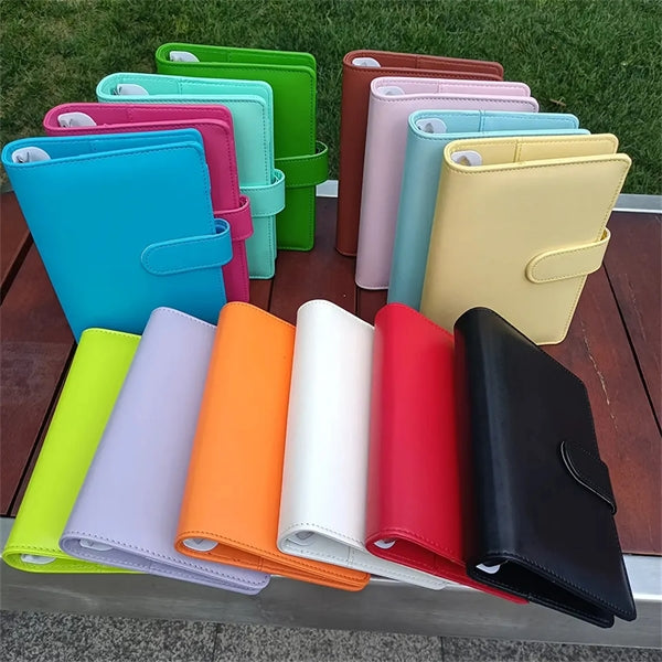 PU Leather Notebook Binder A6