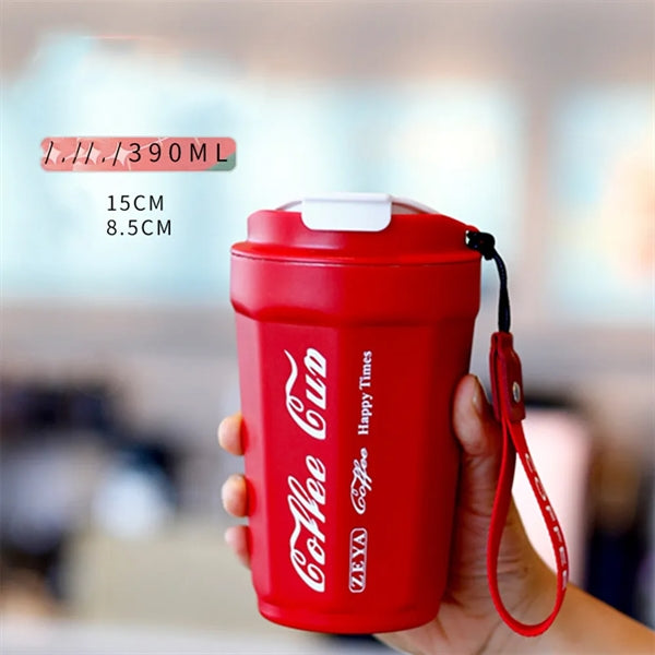 13 OZ Slim Iced Coffee Mug Travel Cup