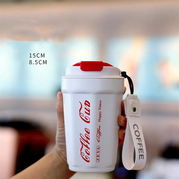 13 OZ Slim Iced Coffee Mug Travel Cup