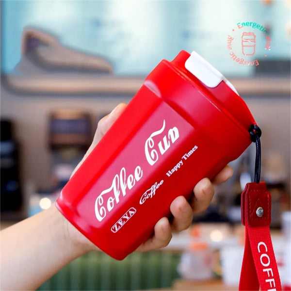 13 OZ Slim Iced Coffee Mug Travel Cup