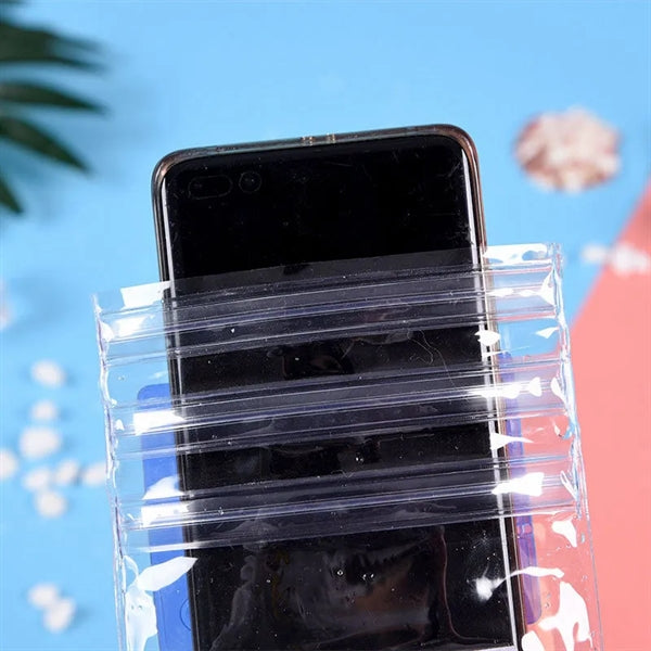 Transparent Mobile Waterproof Phone Case bag With Lanyard