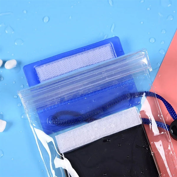 Transparent Mobile Waterproof Phone Case bag With Lanyard
