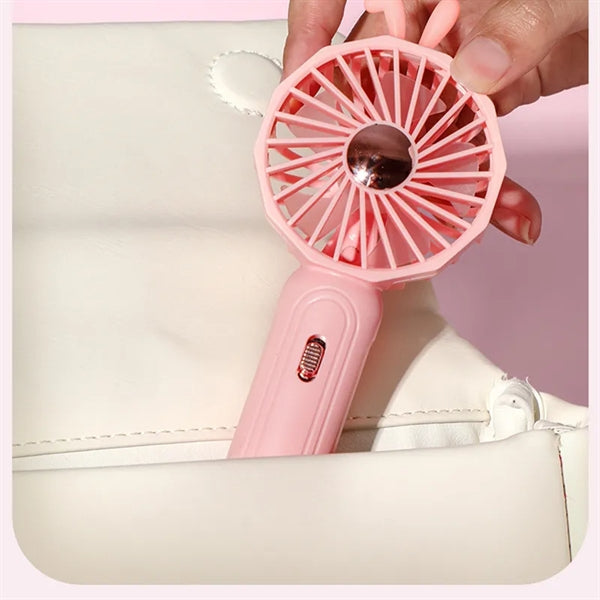 Two Speed USB Charging Small Fan Portable Handheld Cooler