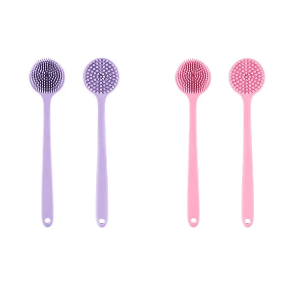 Silicone Back Scrubber Brush with Long Handle