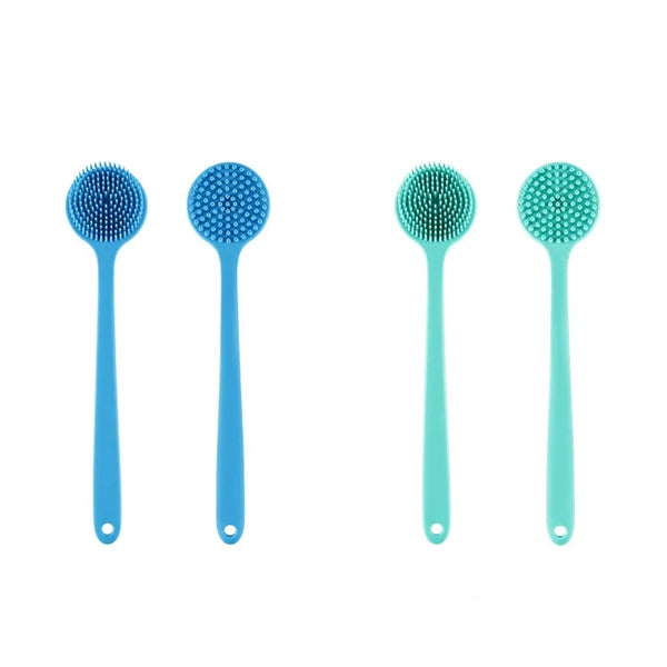 Silicone Back Scrubber Brush with Long Handle
