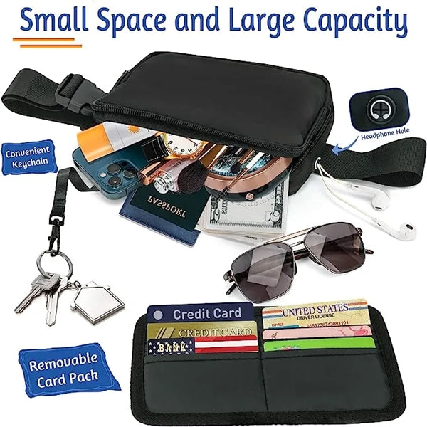 Fashionable Waist Bag with Adjustable Strap