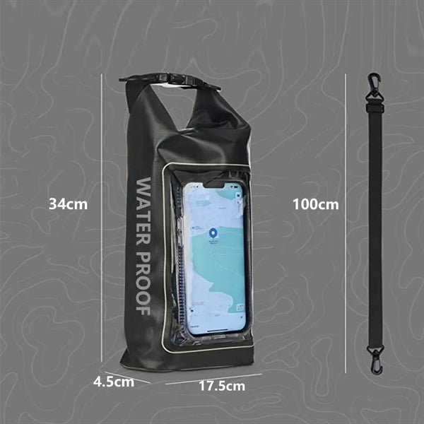 Waterproof Dry Bag with Phone Window 2L