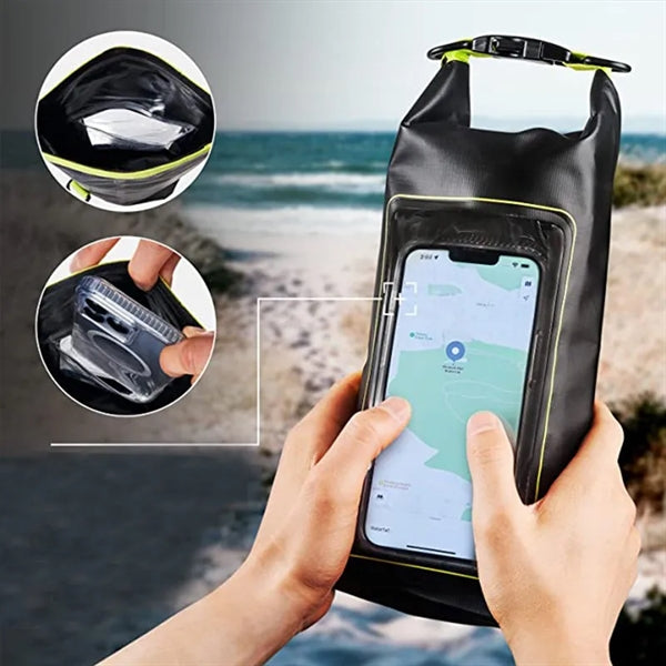 Waterproof Dry Bag with Phone Window 2L