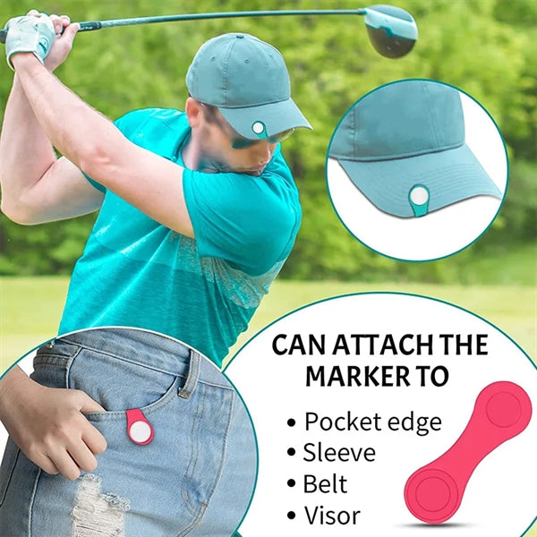 Golf Hat Clip Ball Marker Holder