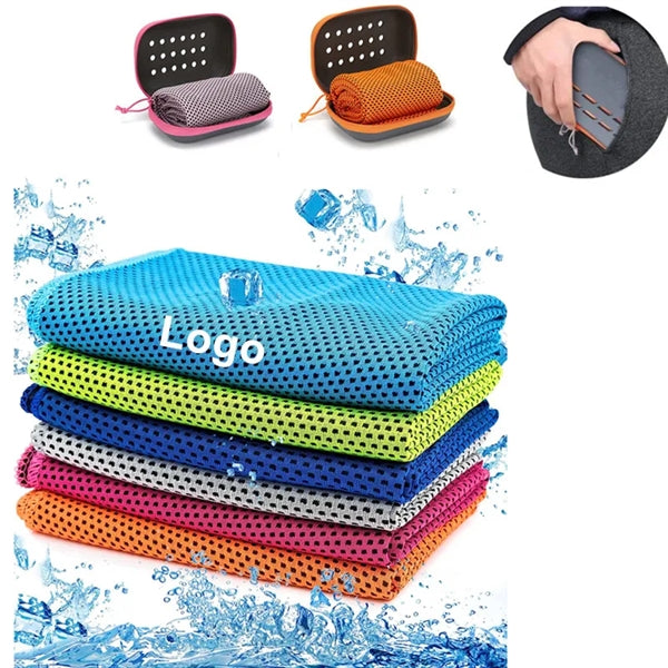 Magic Soft Cooling Ice Towel with Case