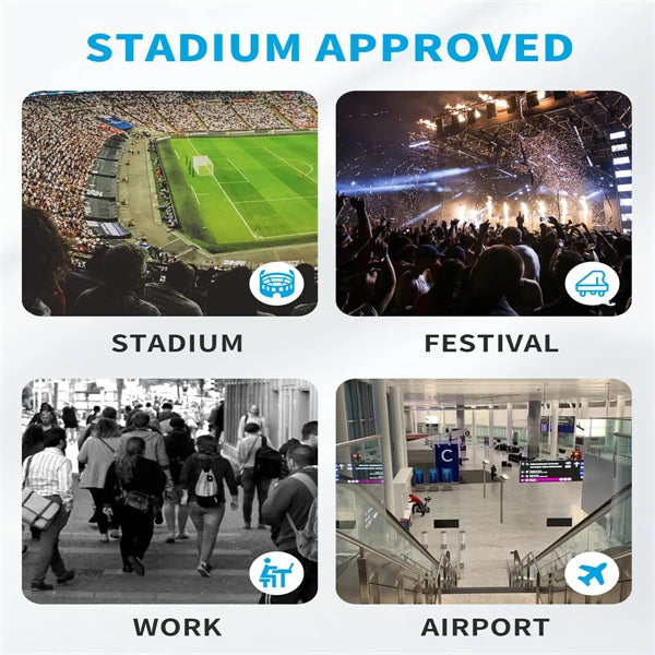 Clear stadium bag
