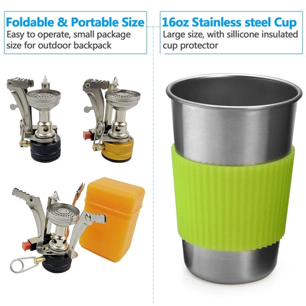 Camping Cookware Mess Kit