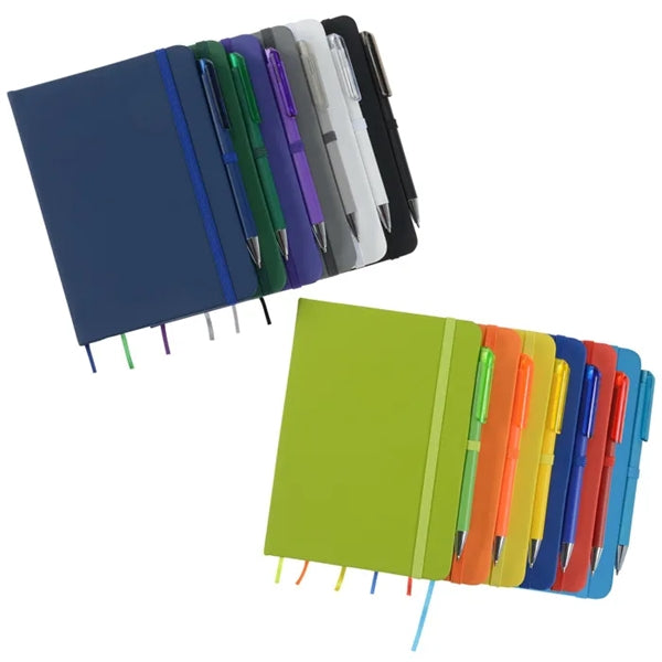 TaskRight Afton Notebook with Pen