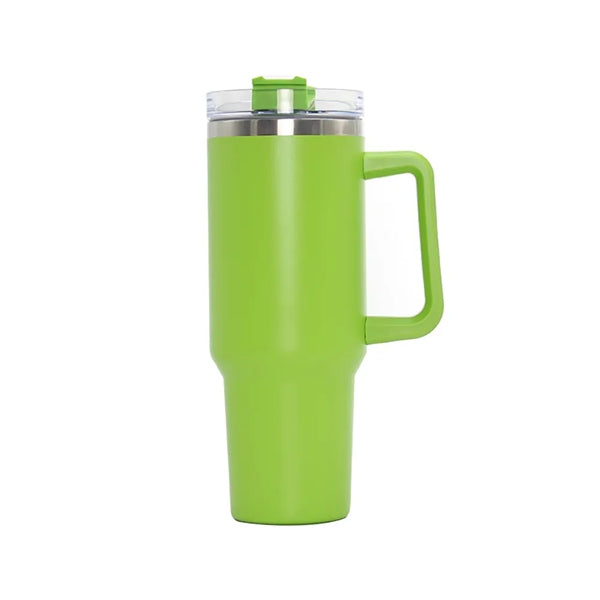 40 oz Travel Mug with Handle and Straw