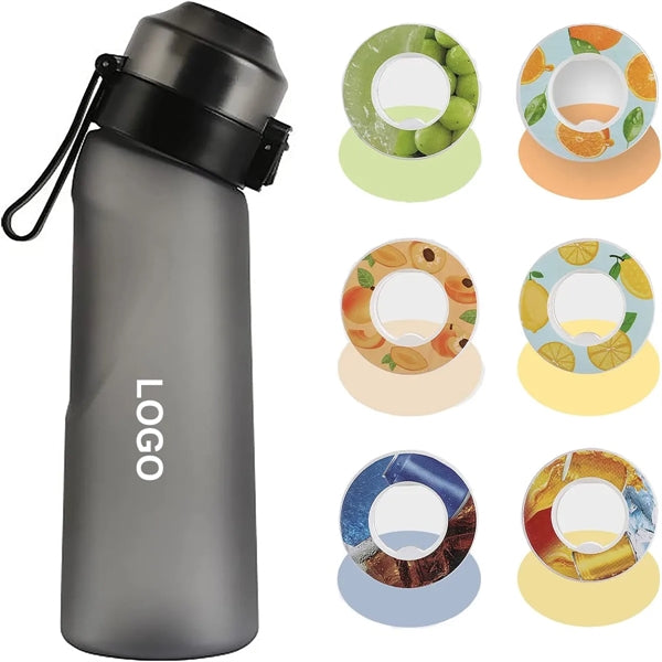 Water Bottle with 7 Flavor Pods