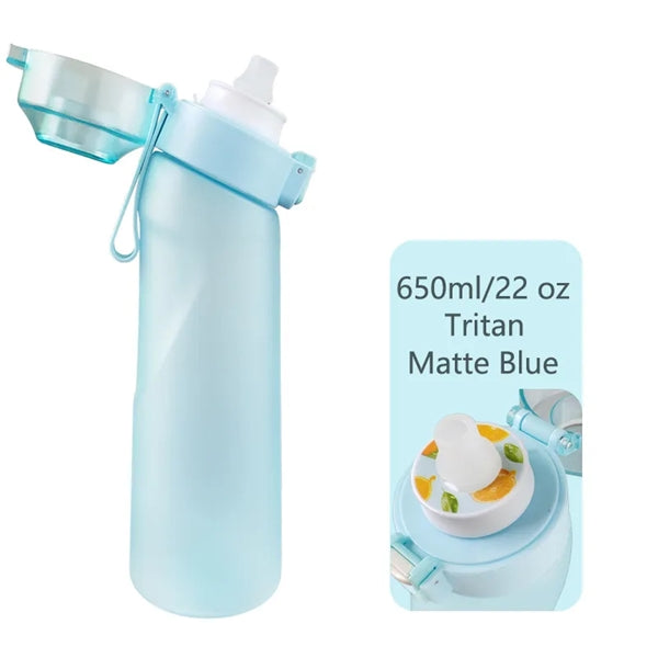 Water Bottle with 7 Flavor Pods