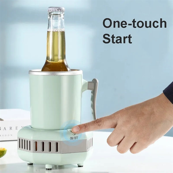Desktop Mini Electric Beverage Cup Cooler for Home/Office