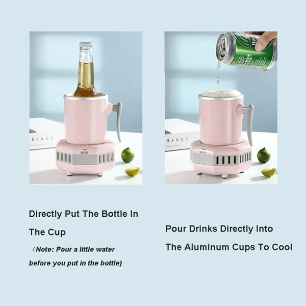 Desktop Mini Electric Beverage Cup Cooler for Home/Office