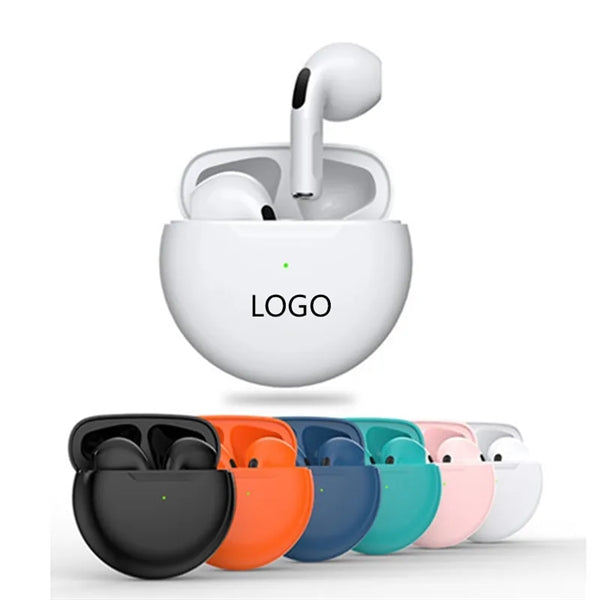 Pro6 Bluetooth 5.0 Earbuds Earphones Wireless with Charging