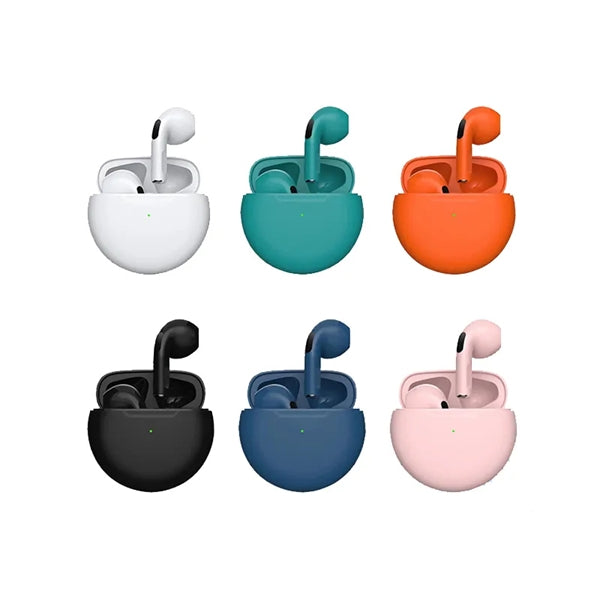 Pro6 Bluetooth 5.0 Earbuds Earphones Wireless with Charging