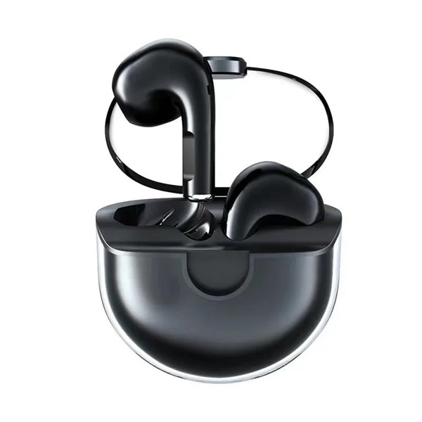 Small Wireless Earbuds Transparent Case Earphone
