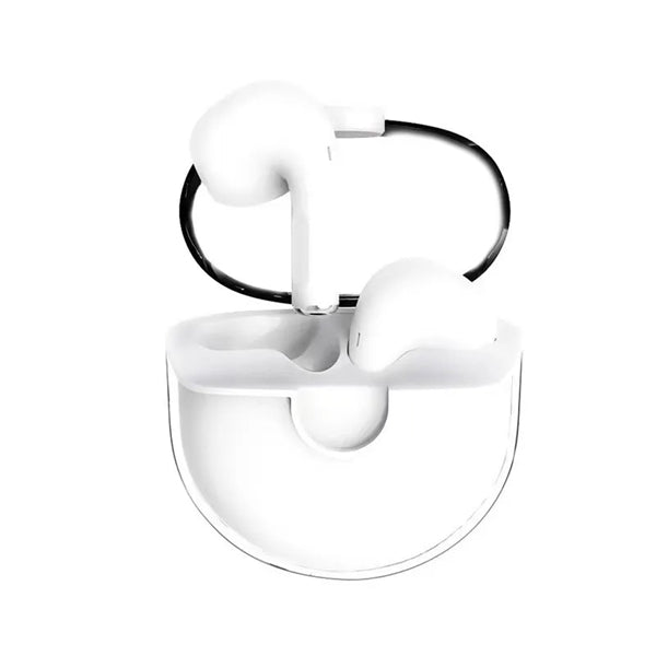 Small Wireless Earbuds Transparent Case Earphone