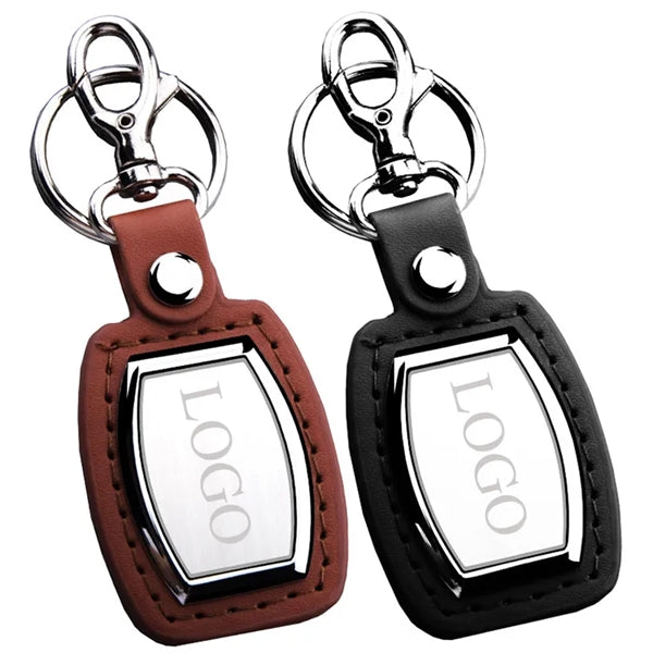 Business Leather Keychain