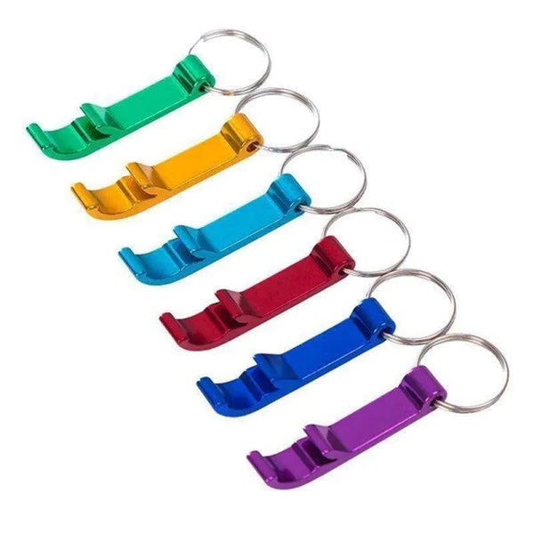 Aluminium Metal Key Beer Bottle Opener With Keyring Keychain