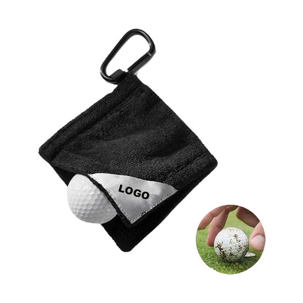 Golf Ball Towel with Clip