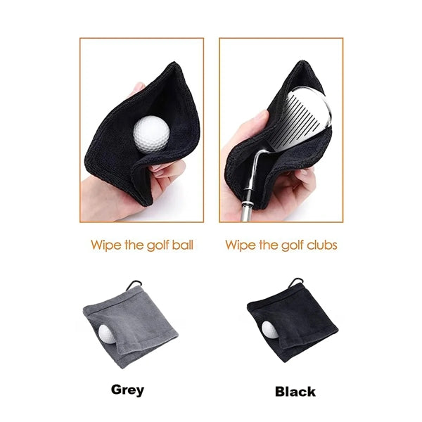 Golf Ball Towel with Clip
