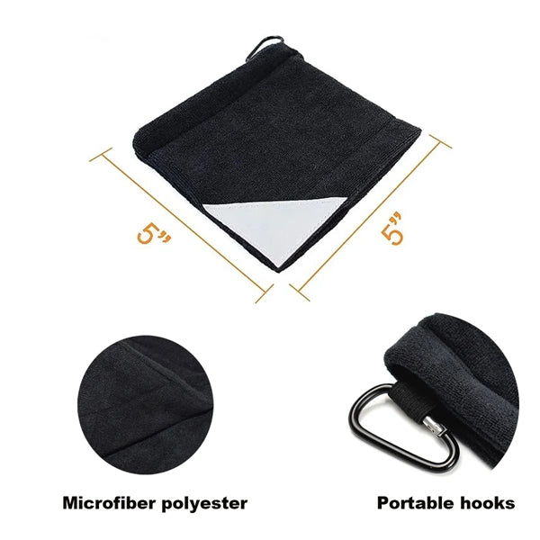 Golf Ball Towel with Clip