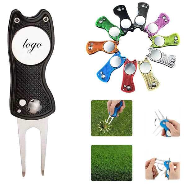 Stainless Steel Foldable Golf Divot Tool
