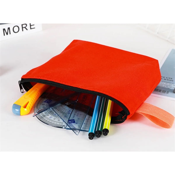 Canvas Pencil Case Makeup Bag