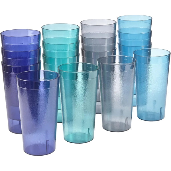 Restaurant Style Lightweight Stackable Beverage Tumblers