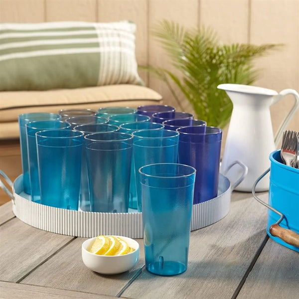 Restaurant Style Lightweight Stackable Beverage Tumblers