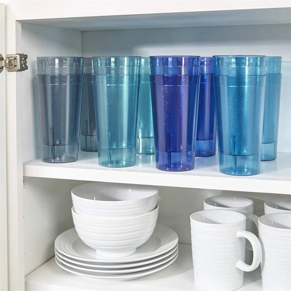 Restaurant Style Lightweight Stackable Beverage Tumblers