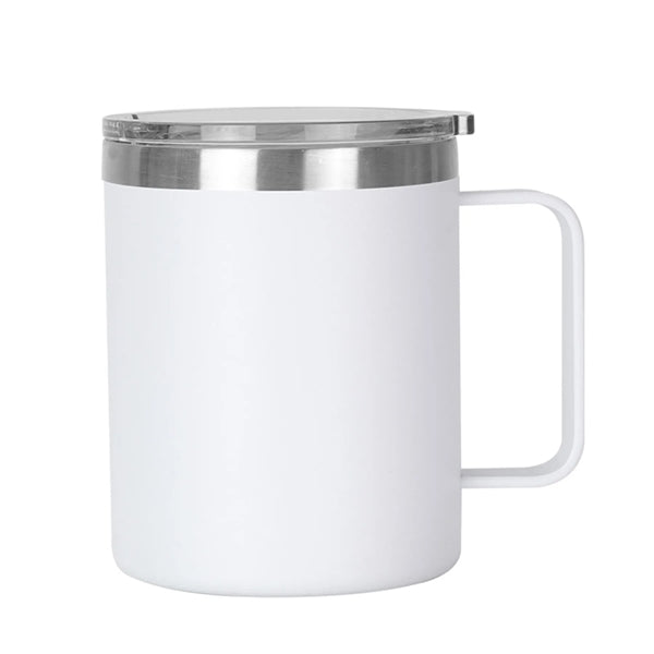 Stainless Steel Insulated Coffee Mug With Handle 12oz