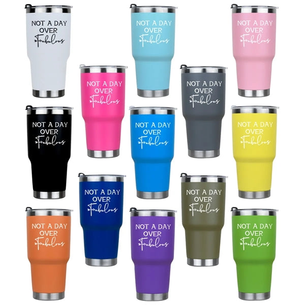 30 oz Stainless Steel/Polypropylene Tumbler
