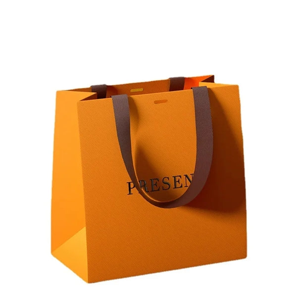 Gift Packaging Boutique Paper Bags With Handle