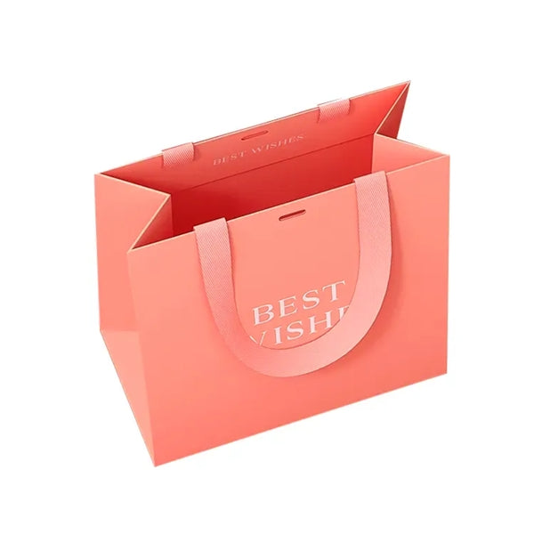 Gift Packaging Boutique Paper Bags With Handle
