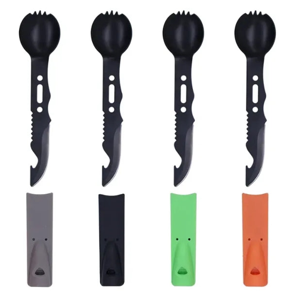 7 in 1 Camping Spork Survival Tool