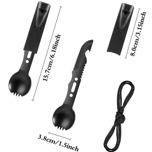7 in 1 Camping Spork Survival Tool