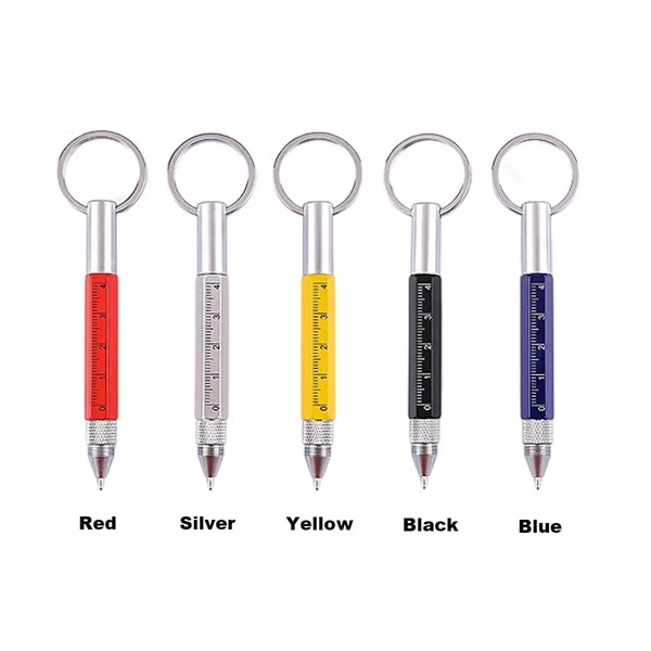 Multifunctional Metal Tool Pen With keychain