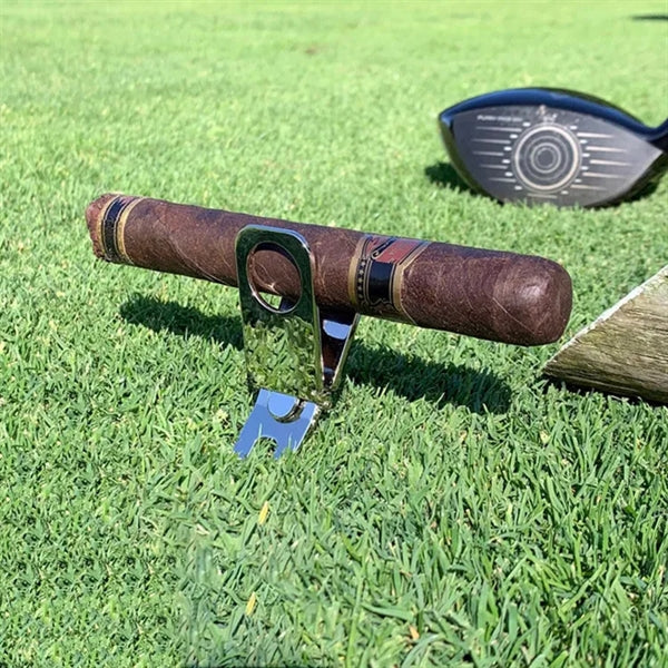 Cigar Holder, Magnetic Golf Divot Repair Tool