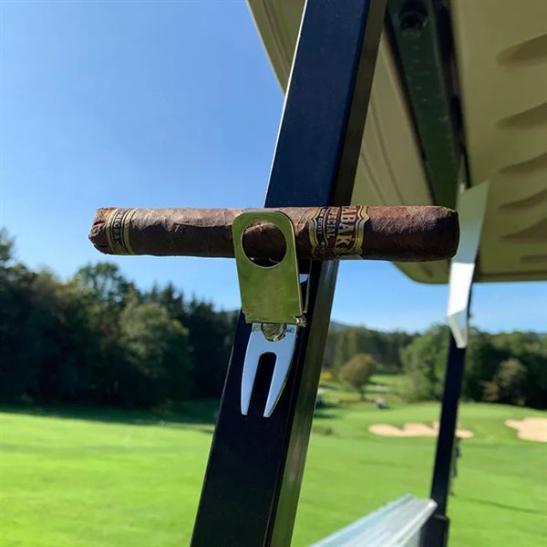 Cigar Holder, Magnetic Golf Divot Repair Tool