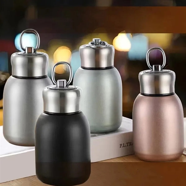 10oz Stainless Steel Vacuum-insulated Bottle with Hook