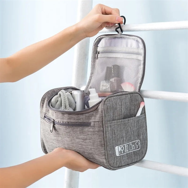 Hanging Travel Toiletry Bag Water-resistant Cosmetic Pouch