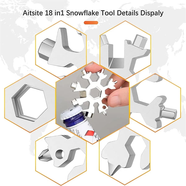 18-in-1 Snowflake Multi Tool